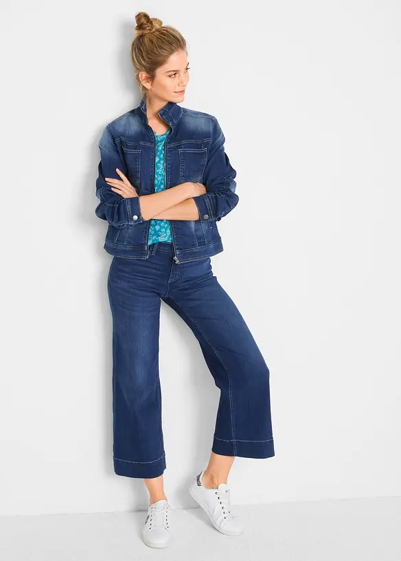 7/8-culotte i ultrasoft denim, bonprix