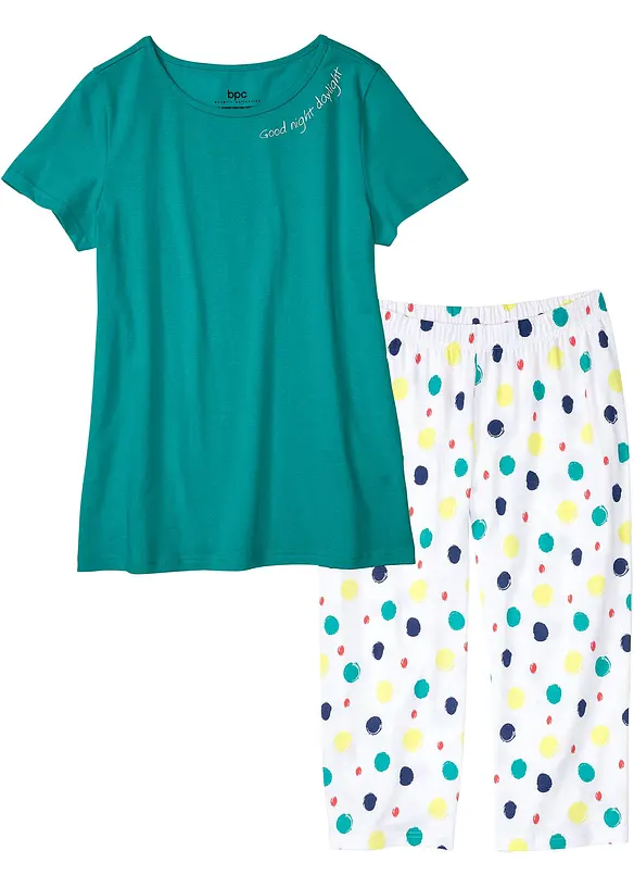 Pyjamas i 100% bomull, bonprix