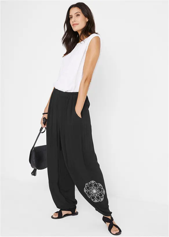 Haremsbukse i viskose, bonprix