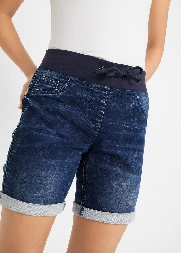 Jeansshorts Mid Waist, bonprix