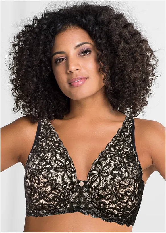 Spile-BH med nydelige blonder, bonprix