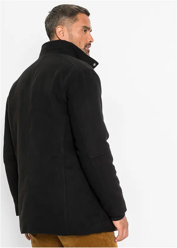 Outdoorjakke i ull-look, bonprix