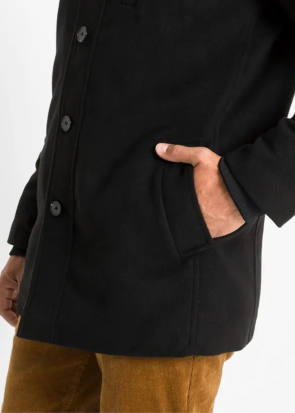 Outdoorjakke i ull-look, bonprix