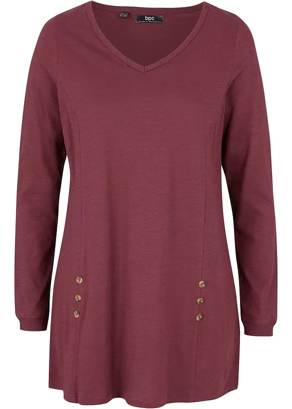 Lang topp i 100% bomull, bonprix