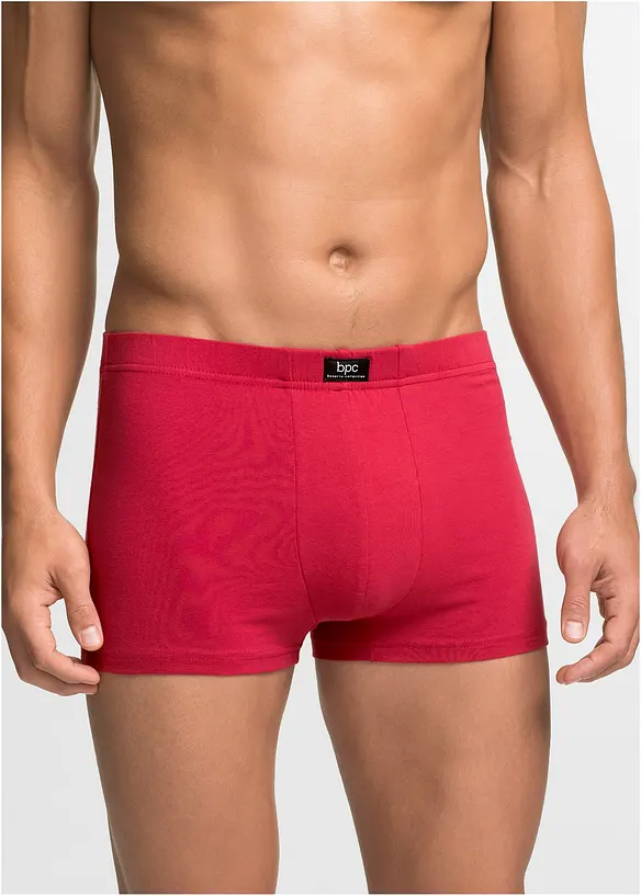 Boksershorts med bomull i ettersittende modell (3-pack), bonprix