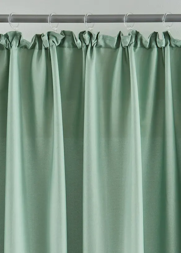 Gardiner i mikrofiber (2-pack), bonprix