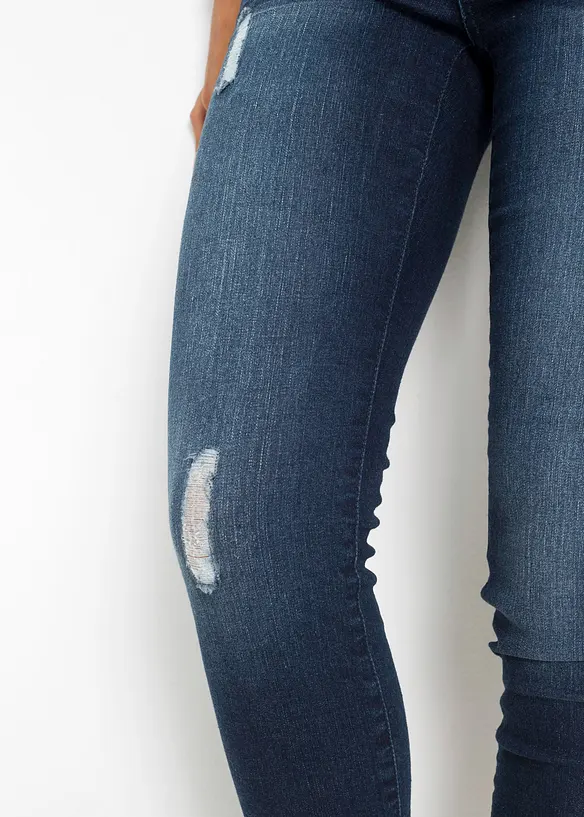 Skinny-jeans, Mid Waist, cropped, bonprix