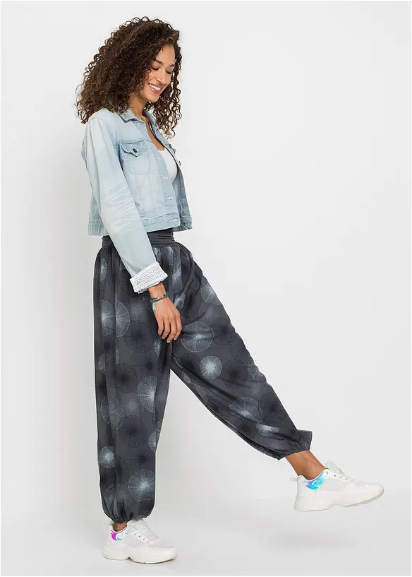 Pull on-bukse i myk viskose, bonprix