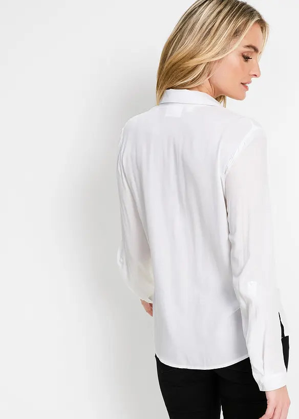 Lett bluse i fint fallende viskose, bonprix