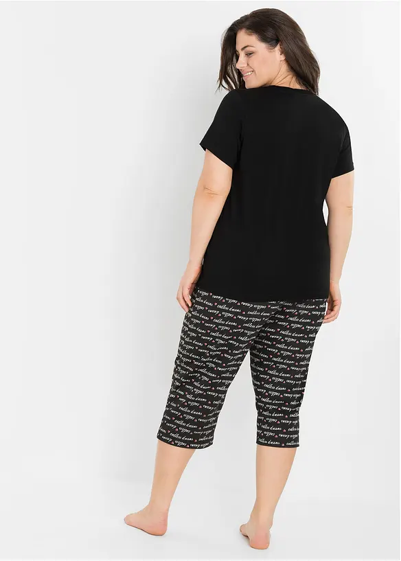 Pyjamas i 100% bomull, bonprix