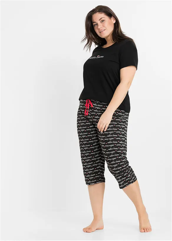 Pyjamas i 100% bomull, bonprix