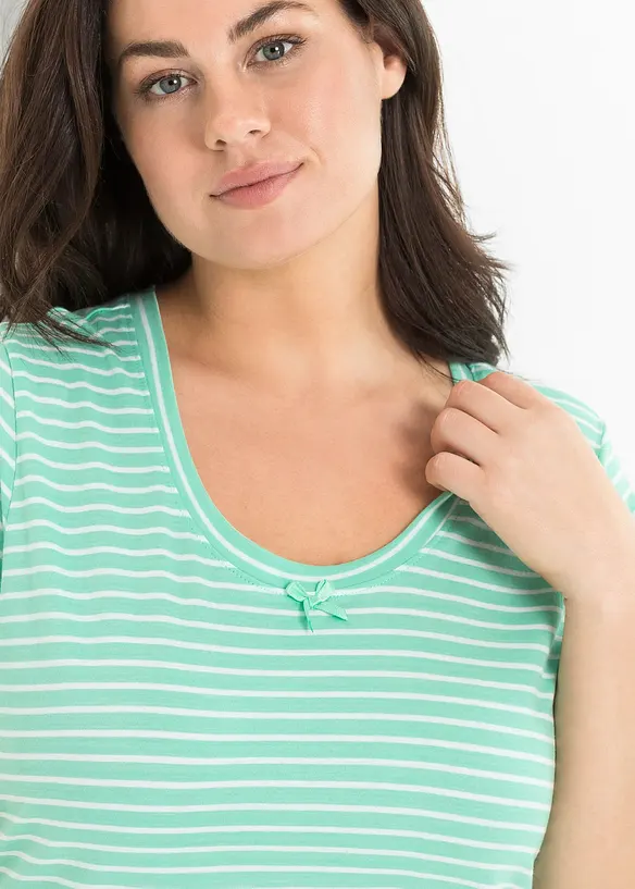 Lang nattkjole i 100% bomull, bonprix