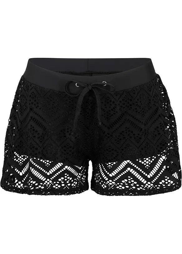 Badeshorts med blonder, bonprix