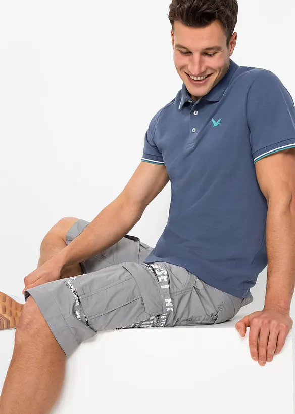 Piké-poloskjorte i 100% bomull, bonprix