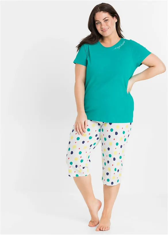 Pyjamas i 100% bomull, bonprix