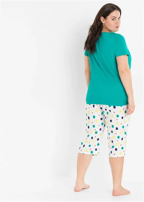 Pyjamas i 100% bomull, bonprix