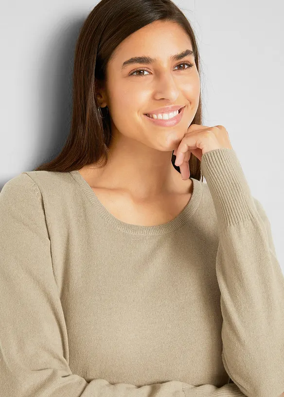 Basic genser med resirkulert bomull, bonprix