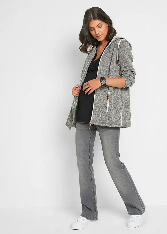 Mammajakke i fleece med b&aelig;reinnlegg, bonprix