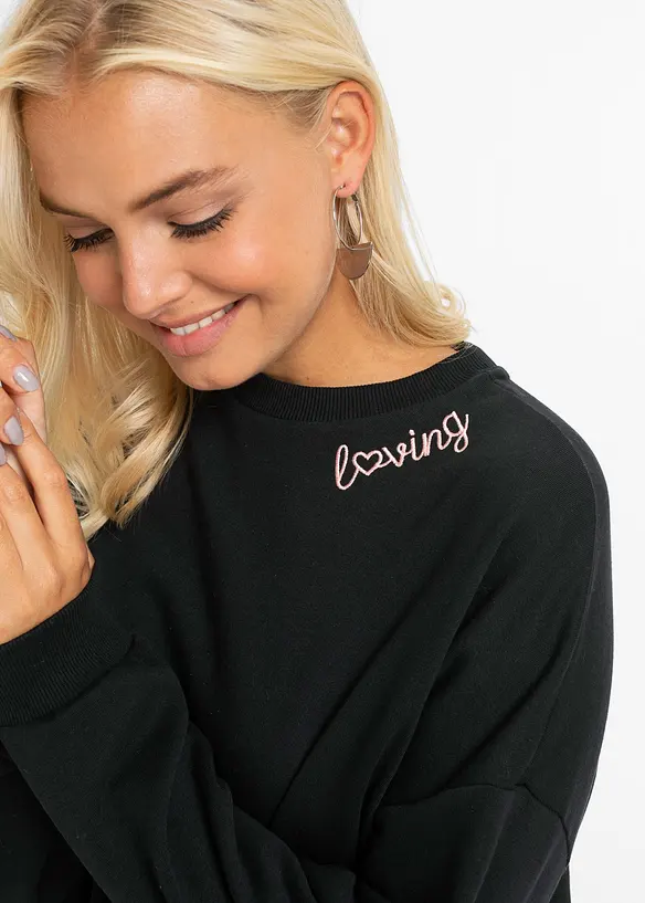 Oversized sweatshirtkjole, bonprix