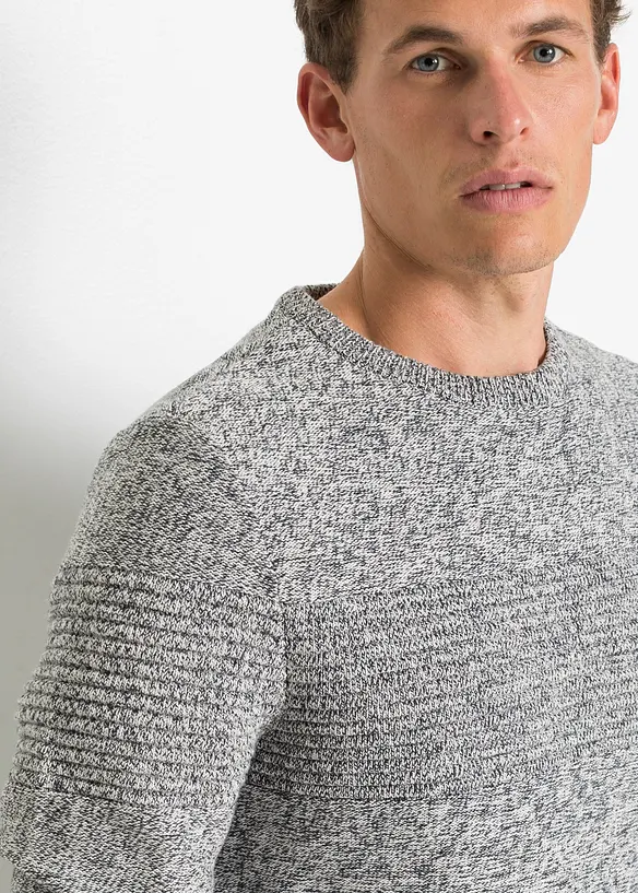 Genser i 100% bomull, bonprix