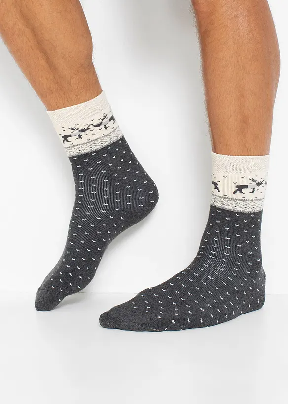 Termosokker med økologisk bomull (3-pack), bonprix