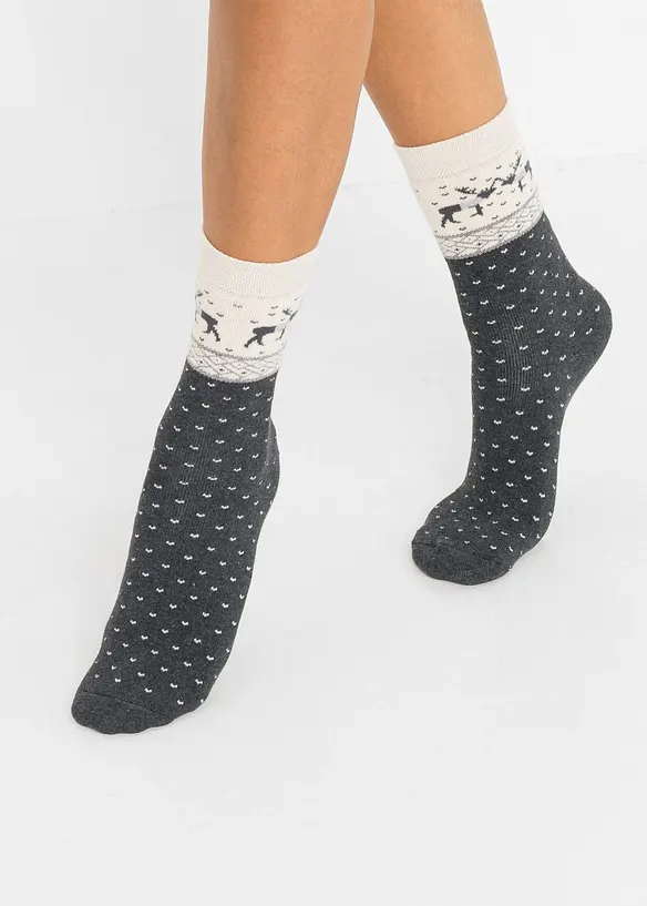 Termosokker med økologisk bomull (3-pack), bonprix