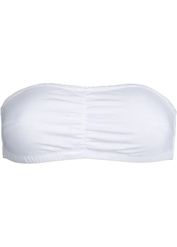 Bandeau-BH med &oslash;kologisk bomull (2-pack), bonprix