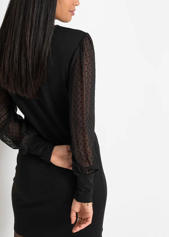 Jerseykjole i viskosemiks, bonprix