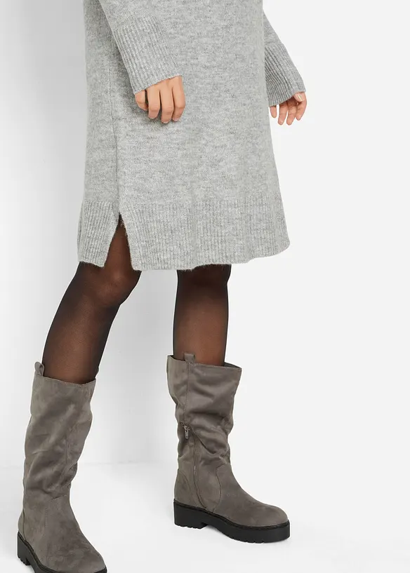 Strikket kjole i oversized modell, bonprix