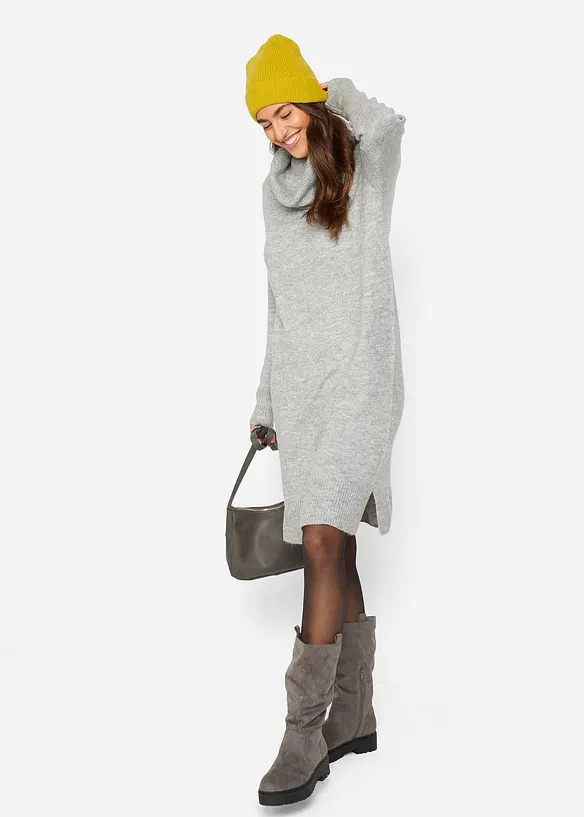 Strikket kjole i oversized modell, bonprix