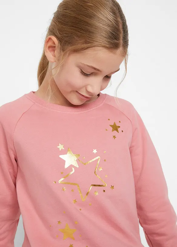 Sweatshirt i 100% bomull, bonprix