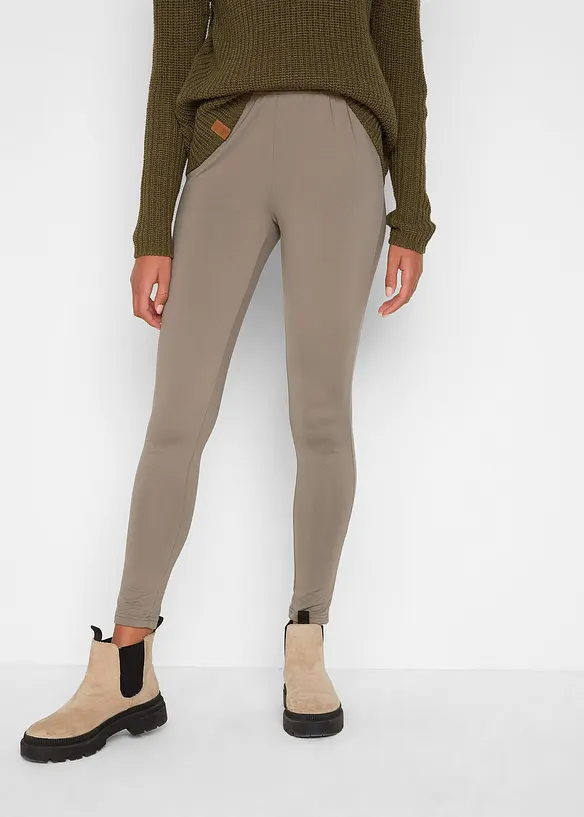 Termoleggings med komfortlinning, bonprix