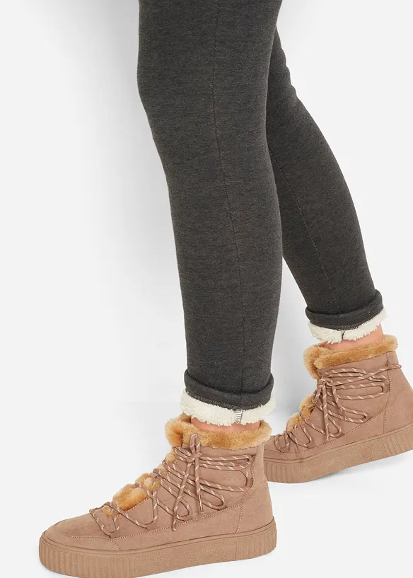 Leggings med pilefôr, bonprix