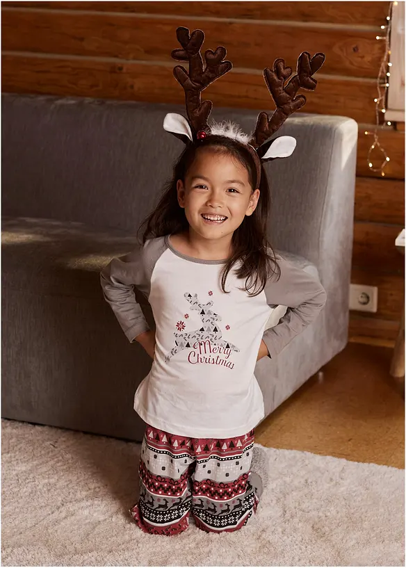 Pyjamas med økologisk bomull (2-delt sett), bonprix