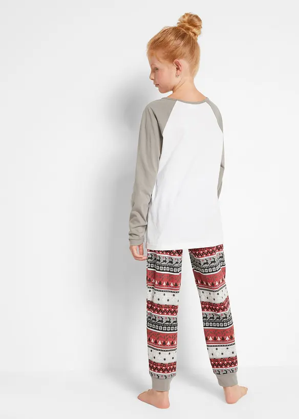 Pyjamas med økologisk bomull (2-delt sett), bonprix