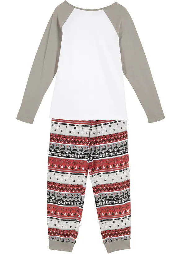 Pyjamas med økologisk bomull (2-delt sett), bonprix