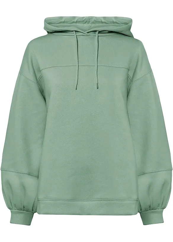 Oversized hettegenser i myk bomullsmiks, bonprix