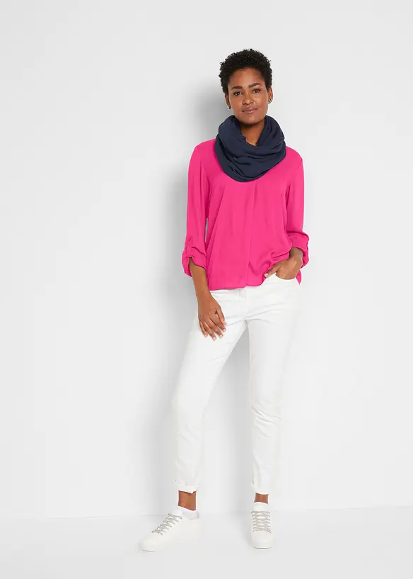 Twillbukse med komfortlinning, Straight, bonprix