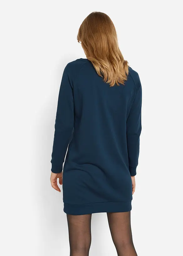 Sweatshirtkjole i myk frottè, bonprix
