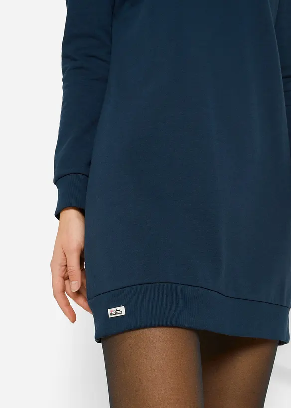 Sweatshirtkjole i myk frottè, bonprix