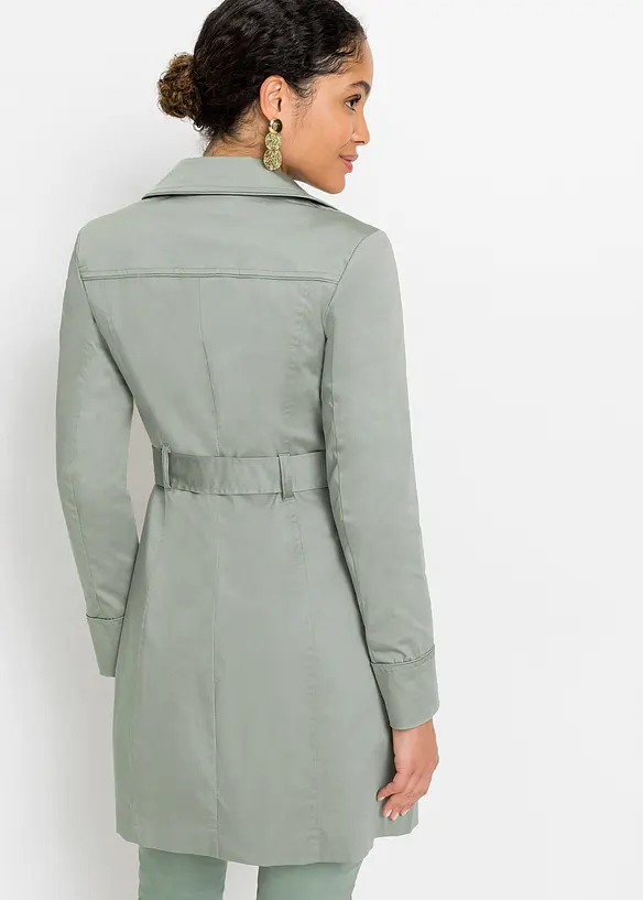 Trenchcoat i bomull, bonprix