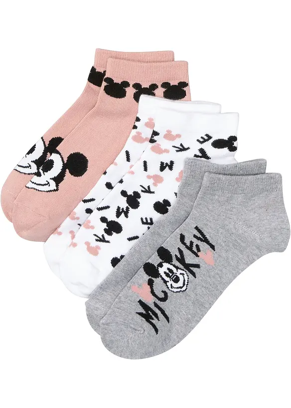 Mikke mus-sneakerssokker (3-pack), Disney
