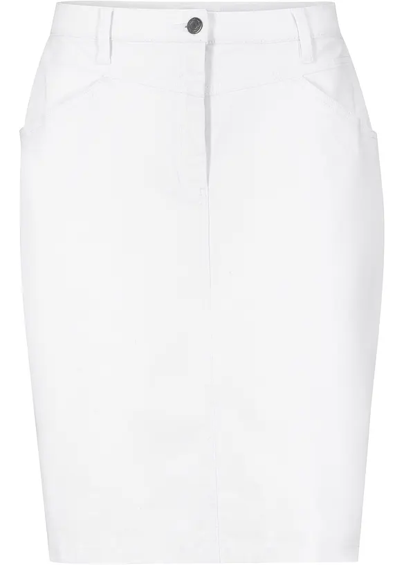 Denimskjørt, stretch, bonprix