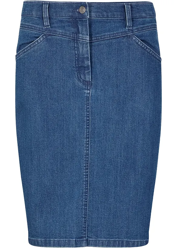 Denimskj&oslash;rt, stretch, bonprix