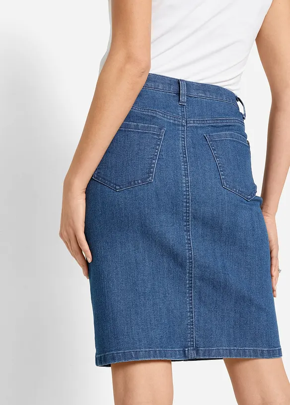 Denimskj&oslash;rt, stretch, bonprix