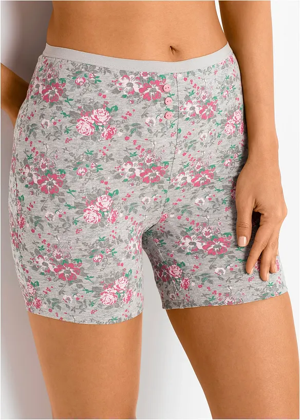 Boksertruse med høy midje og lange ben (4-pack), bonprix