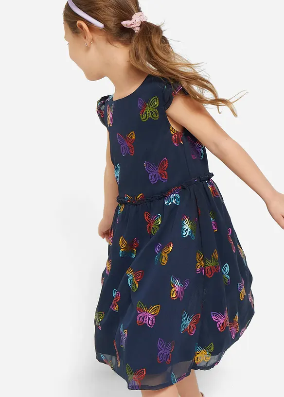 Chiffonkjole i A-fasong, bonprix