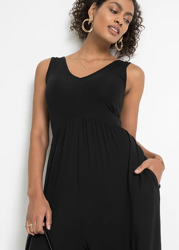 Jersey-jumpsuit i viskosemiks, bonprix