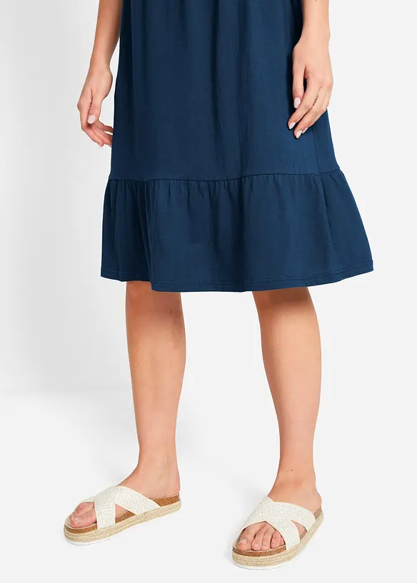 Trikotkjole i 100% bomull, bonprix