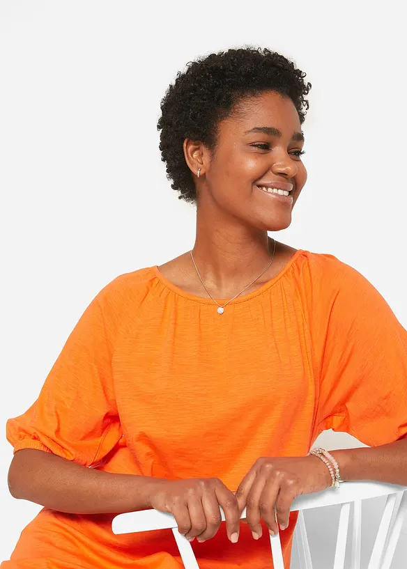 Topp i 100% økologisk bomull, bonprix